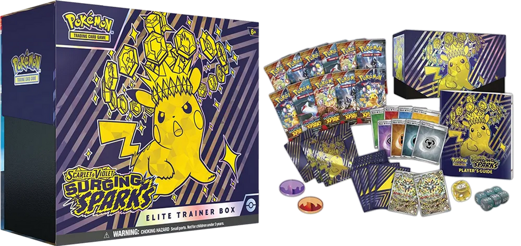 Pokemon Scarlet & Violet Surging Sparks Elite Trainer Box