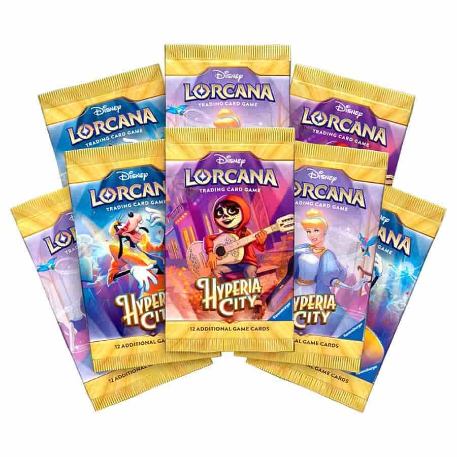 Disney Lorcana: Set 14- Hyperia City- Illumineer's Trove Case (x4) (presale)