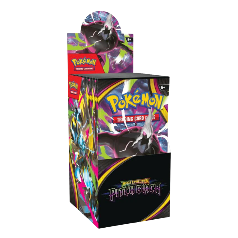 X10 Pokemon TCG: Mega Evolutions Pitch Black Half Booster | 18 Packs | Sealed  X10