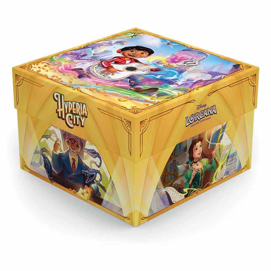 Disney Lorcana: Set 14- Hyperia City- Illumineer's Trove Case (x4) (presale)
