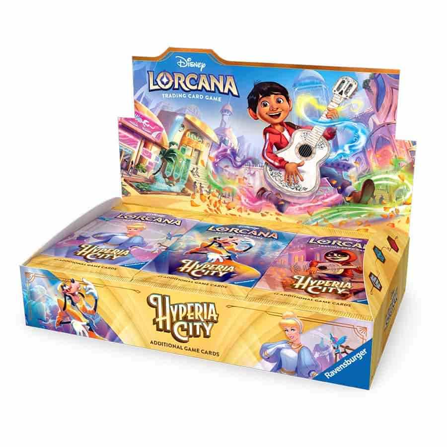 Disney Lorcana: Set 14- Hyperia City- Booster Box Case (4 Displays) (presale)